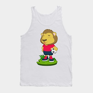 Lion Handball player Handball Tank Top